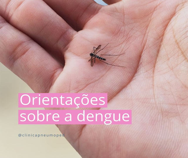 Orientações sobre a dengue Clínica Pneumoped